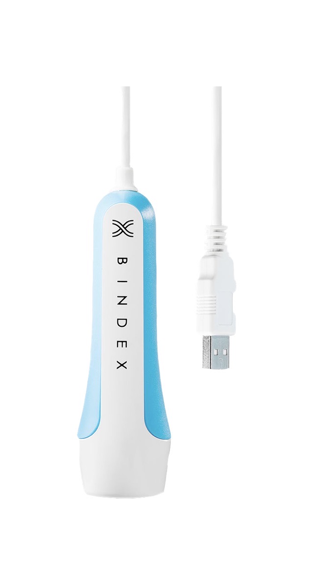 Bindex pulse-echo ultrasound device